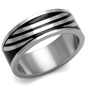 Šperky4U Pánský ocelový prsten - velikost 68 - OPR1940-68