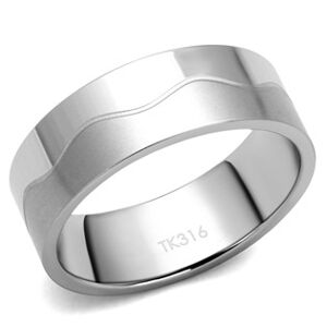 Šperky4U Pánský ocelový prsten - velikost 58 - OPR1938-58