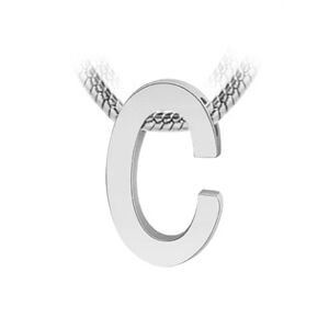 Šperky4U Navlékací ocelový přívěšek iniciála - písmeno - PP-1006-C