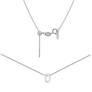 Šperky4U Ocelový náhrdelník PÍSMENO - OPD0338-O