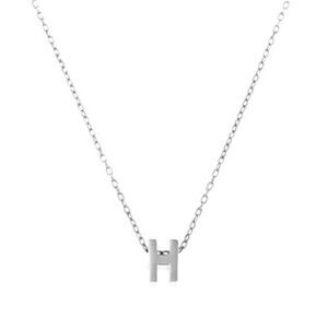 NUBIS® Stříbrný náhrdelník - písmeno - NB-2196-H
