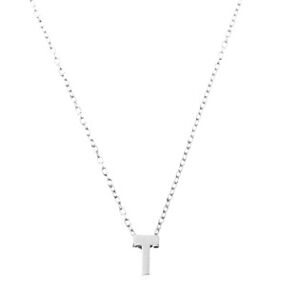 NUBIS® Stříbrný náhrdelník - písmeno - NB-2196-T