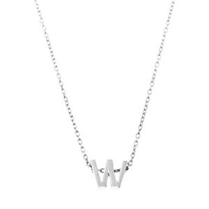 NUBIS® Stříbrný náhrdelník - písmeno - NB-2196-W