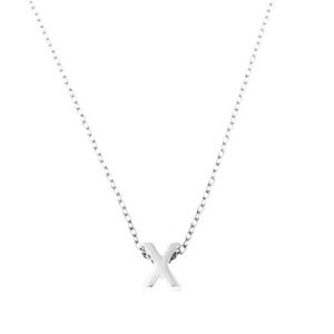 NUBIS® Stříbrný náhrdelník - písmeno - NB-2196-X