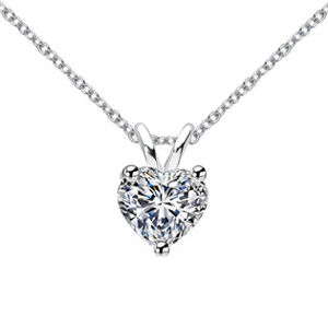 NUBIS® Stříbrný náhrdelník moissanit - MN401