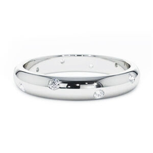 NUBIS® Stříbrný zásnubní prsten s moissanity, vel. 52 - velikost 52 - MN507-52