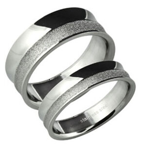 Šperky4U Pánský prsten šíře 8 mm - velikost 65 - OPR1418-65