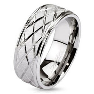 Šperky4U Ocelový prsten, vel. 70 - velikost 70 - OPR1456-8-70