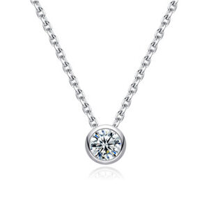 NUBIS® Stříbrný náhrdelník se zirkonem - NB-2368