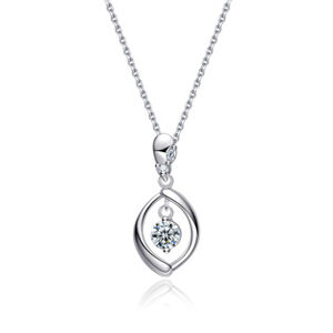 Šperky4U Stříbrný náhrdelník se zirkonem - NB-2365