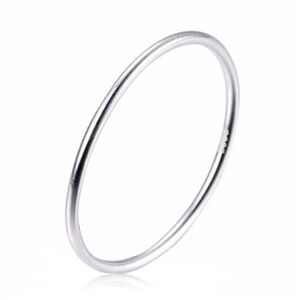 Minimalistický stříbrný prsten - velikost 49 - NB-5069-49