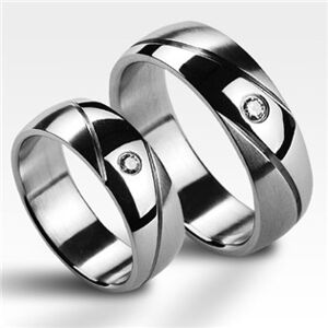 Šperky4U Snubní ocelový prsten šíře 6 mm, vel. 52 - velikost 52 - OPR1416-52
