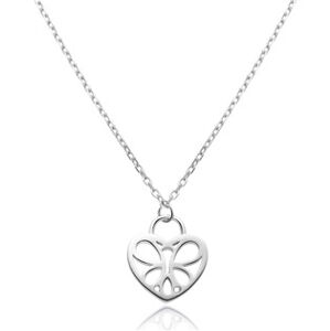 NUBIS® Stříbrný náhrdelník s motýlkem - NB-2377