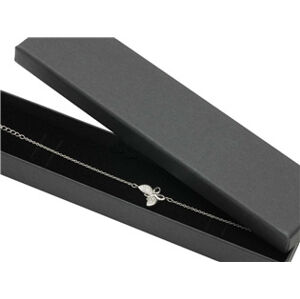 Šperky4U Černá dárková krabička na náramek - KR0456-K