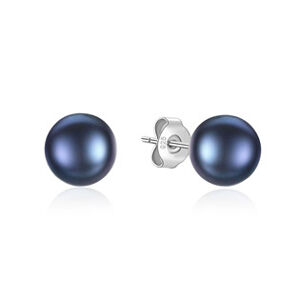 NUBIS® Stříbrné náušnice s pravými perličkami - NB-3954