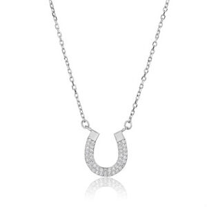 NUBIS® Střibrný náhrdelník s podkovičkou - NB-2396