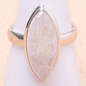 Měsíční kámen duhový prsten stříbro Ag 925 R2148 - 60 mm (US 9,5), 6,4 g