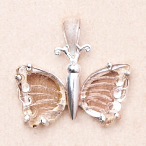 Turmalín motýl přívěsek stříbro Ag 925 LOT9 - 1,2 cm, 1,6 g