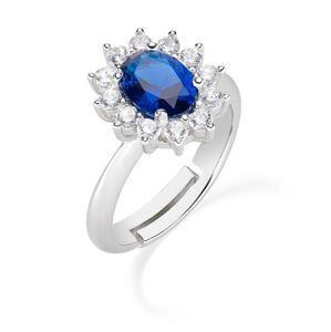 Amen Nádherný stříbrný prsten se zirkony Lady ANLDGBBBL 58 mm