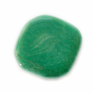 Avanturín zelený placička - cca 3 - 4 cm