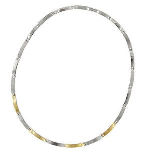 Boccia Titanium Luxusní titanový bicolor náhrdelník 0816-03