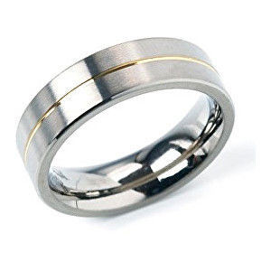 Boccia Titanium Snubní titanový prsten 0101-21 65 mm