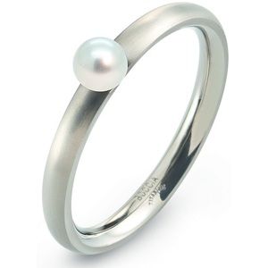 Boccia Titanium Titanový prsten s perličkou 0145-01 49 mm