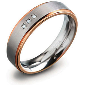 Boccia Titanium Titanový snubní prsten 0134-02 57 mm