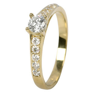 Brilio Dámský prsten s krystaly 229 001 00668 53 mm