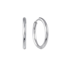 Brilio Silver Nestárnoucí stříbrné kruhy 431 001 0300 04 4 cm