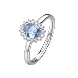 Brosway Stříbrný prsten ve stylu Kate Fancy Cloud Light Blue FCL74 50 mm