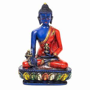 Buddha barevný - výška cca 14 cm