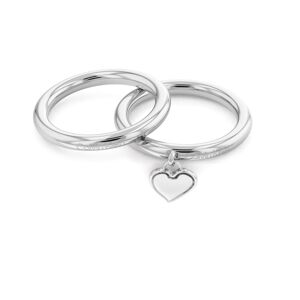 Calvin Klein Romantická souprava ocelových prstenů Captivate 35000328 56 mm