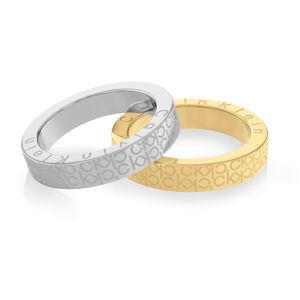 Calvin Klein Slušivá souprava ocelových prstenů Iconic for Her 35000444 54 mm