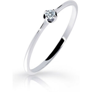 Cutie Diamonds Jemný prsten z bílého zlata s briliantem DZ6729-2931-00-X-2 49 mm