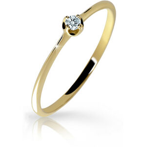 Cutie Diamonds Jemný prsten ze žlutého zlata s briliantem DZ6729-2931-00-X-1 54 mm