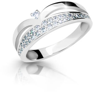 Cutie Jewellery Krásný třpytivý prsten se zirkony Z6820-2544-10-X-2 57 mm