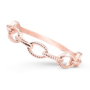 Cutie Jewellery Moderní prsten z růžového zlata Z5029-X-4 63 mm