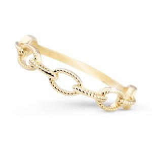 Cutie Jewellery Moderní prsten ze žlutého zlata Z5029-X-1 50 mm