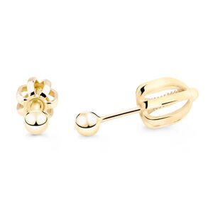 Cutie Jewellery Minimalistické náušnice pecky ze žlutého zlata Z5013-30-X-1
