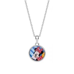 Disney Hravý stříbrný náhrdelník Minnie Mouse CS00018SL-P.CS (řetízek, přívěsek)