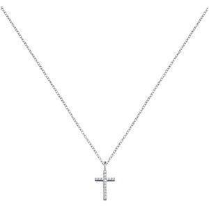 Engelsrufer Stříbrný náhrdelník Křížek se zirkony ERN-LILCROSS-ZI
