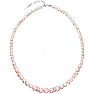 Evolution Group Romantický perličkový náhrdelník Rosaline Pearls 32036.3