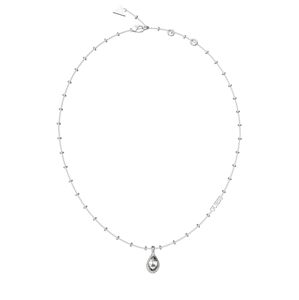 Guess Půvabný ocelový náhrdelník Crystal Drop JUBN03391JWRHT/U