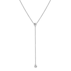 Hot Diamonds Elegantní stříbrný náhrdelník s diamantem Tender DN176