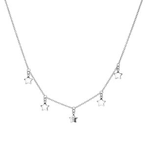 Hot Diamonds Hravý stříbrný náhrdelník s diamantem Most Loved DN161/DN163 40 - 45 cm