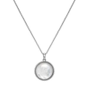 Hot Diamonds Stříbrný náhrdelník s diamantem a perletí Most Loved DP922