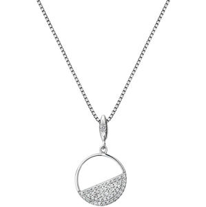 Hot Diamonds Stříbrný náhrdelník s diamantem Horizon Topaz DP766