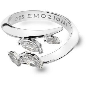 Hot Diamonds Stříbrný prsten Hot Diamonds Emozioni se zirkony ER023 58 mm