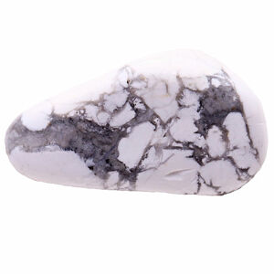 Howlit bílý (magnezit) tromlovaný - XXL - cca 4 - 5 cm